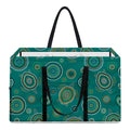 Aboriginal Sea Turtle Pattern Print Utility Tote Bag
