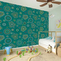 Aboriginal Sea Turtle Pattern Print Wall Sticker