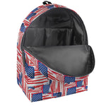 Abstract American Flag Print Backpack