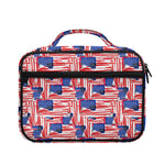 Abstract American Flag Print Briefcase Bible Bag