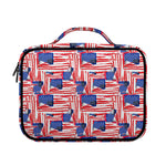 Abstract American Flag Print Briefcase Bible Bag
