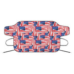 Abstract American Flag Print Car Windshield Snow Cover