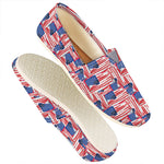 Abstract American Flag Print Casual Shoes