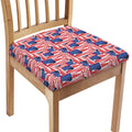 Abstract American Flag Print Chair Cushion Cover