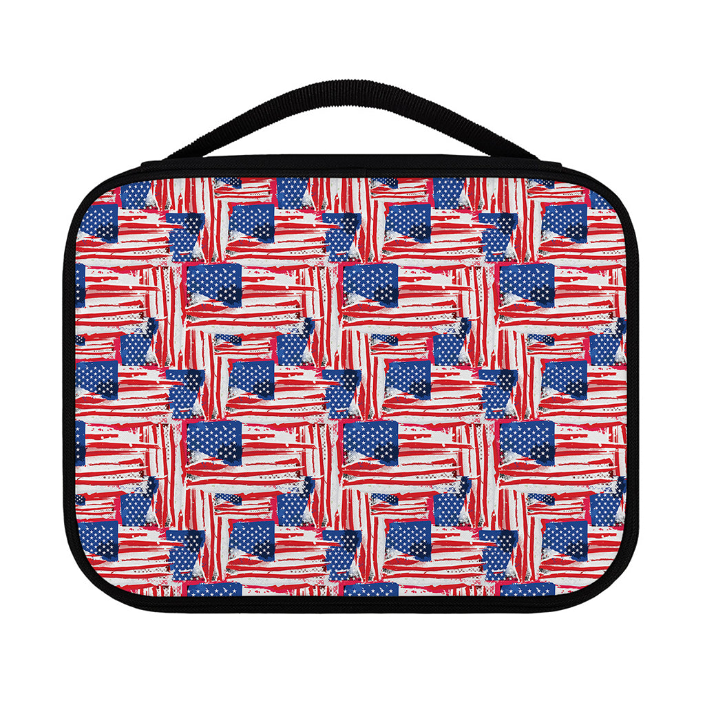 Abstract American Flag Print Classic Bible Case