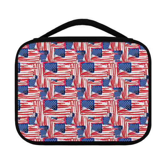Abstract American Flag Print Classic Bible Case