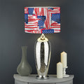 Abstract American Flag Print Drum Lamp Shade