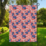 Abstract American Flag Print Garden Flag