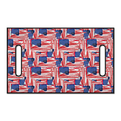 Abstract American Flag Print Golf Cart Seat Cover