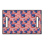 Abstract American Flag Print Golf Cart Seat Cover