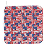 Abstract American Flag Print Hand Towel