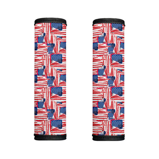 Abstract American Flag Print Handle Covers