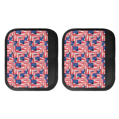 Abstract American Flag Print Handle Covers