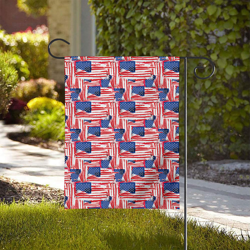 Abstract American Flag Print House Flag