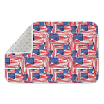 Abstract American Flag Print Indoor Door Mat