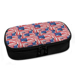 Abstract American Flag Print Insulin Cooler Travel Case