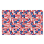 Abstract American Flag Print Polyester Doormat
