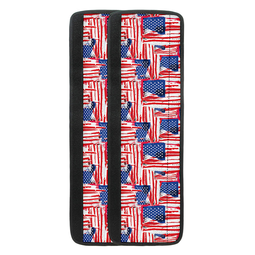 Abstract American Flag Print Refrigerator Handle Covers