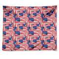 Abstract American Flag Print Tapestry