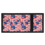 Abstract American Flag Print Trifold Wallet