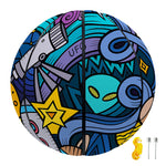 Abstract Cartoon Galaxy Space Print Basketball