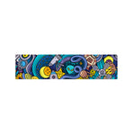 Abstract Cartoon Galaxy Space Print Bed Runner