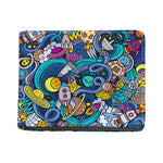 Abstract Cartoon Galaxy Space Print Bifold Wallet