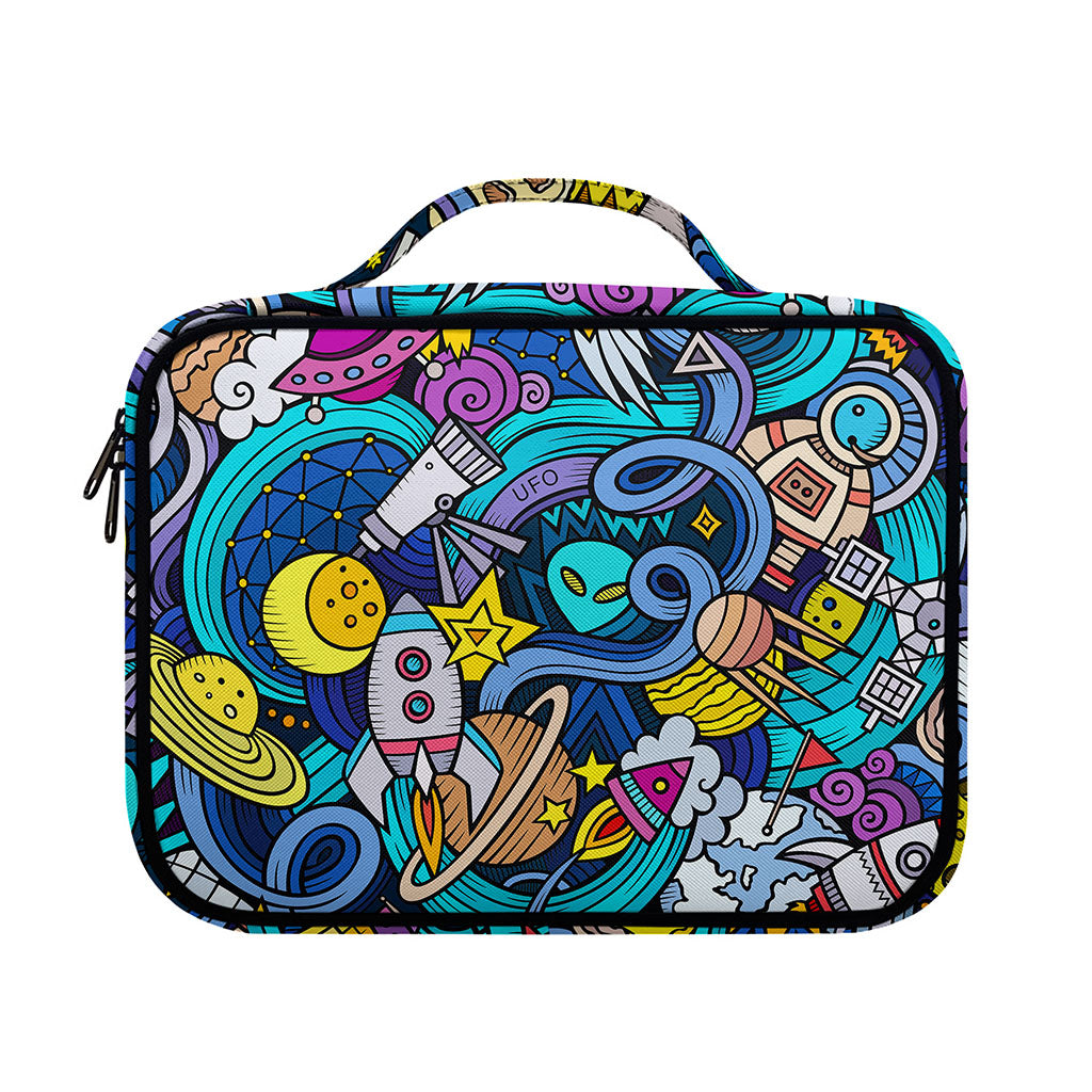Abstract Cartoon Galaxy Space Print Briefcase Bible Bag