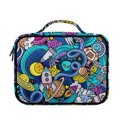 Abstract Cartoon Galaxy Space Print Briefcase Bible Bag