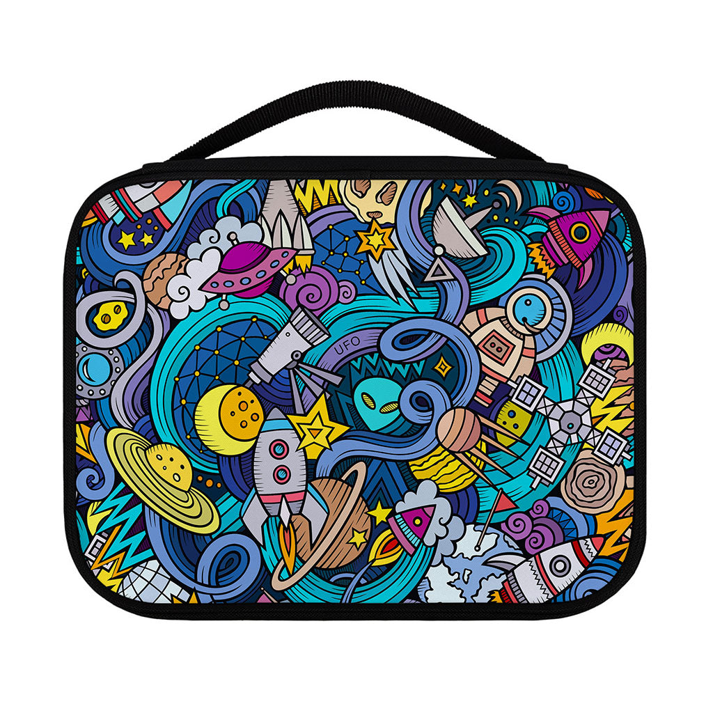 Abstract Cartoon Galaxy Space Print Classic Bible Case