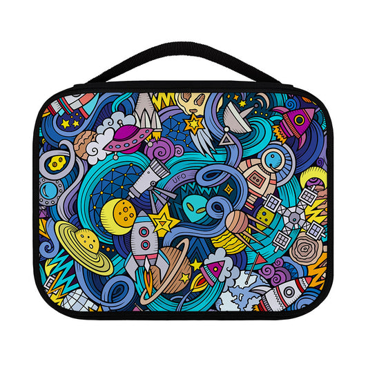 Abstract Cartoon Galaxy Space Print Classic Bible Case
