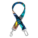 Abstract Cartoon Galaxy Space Print Dog Seat Belt