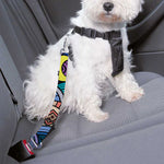 Abstract Cartoon Galaxy Space Print Dog Seat Belt