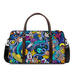 Abstract Cartoon Galaxy Space Print Duffle Bag