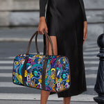 Abstract Cartoon Galaxy Space Print Duffle Bag