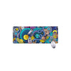 Abstract Cartoon Galaxy Space Print Extended Mouse Pad