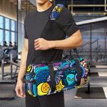 Abstract Cartoon Galaxy Space Print Gym Bag
