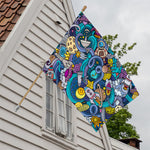 Abstract Cartoon Galaxy Space Print House Flag