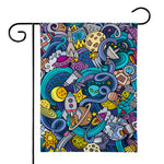 Abstract Cartoon Galaxy Space Print House Flag