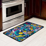 Abstract Cartoon Galaxy Space Print Kitchen Mat