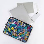 Abstract Cartoon Galaxy Space Print Laptop Sleeve