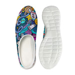 Abstract Cartoon Galaxy Space Print Mesh Casual Shoes