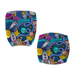 Abstract Cartoon Galaxy Space Print Office Chair Cover