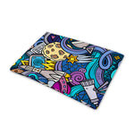 Abstract Cartoon Galaxy Space Print Pet Cooling Mat Cover