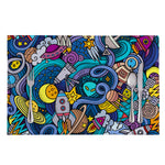 Abstract Cartoon Galaxy Space Print Placemat