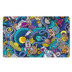 Abstract Cartoon Galaxy Space Print Polyester Doormat