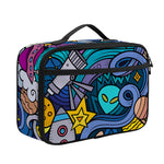 Abstract Cartoon Galaxy Space Print Portable Lunch Bag