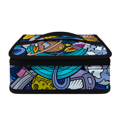Abstract Cartoon Galaxy Space Print Small Lunch Bag