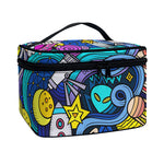 Abstract Cartoon Galaxy Space Print Travel Makeup Bag