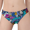 Abstract Cartoon Galaxy Space Print Women's Panties